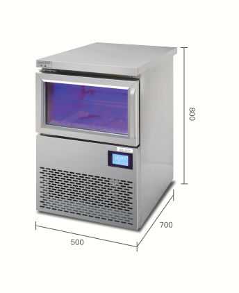 Crescent Shaped Ice Maker